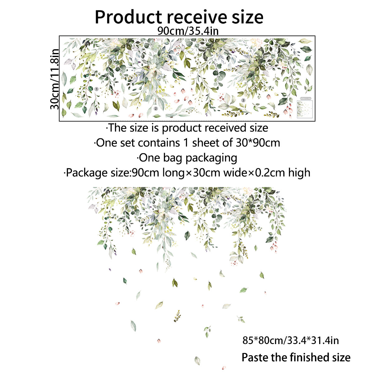 Flower Branches Wall Stickers