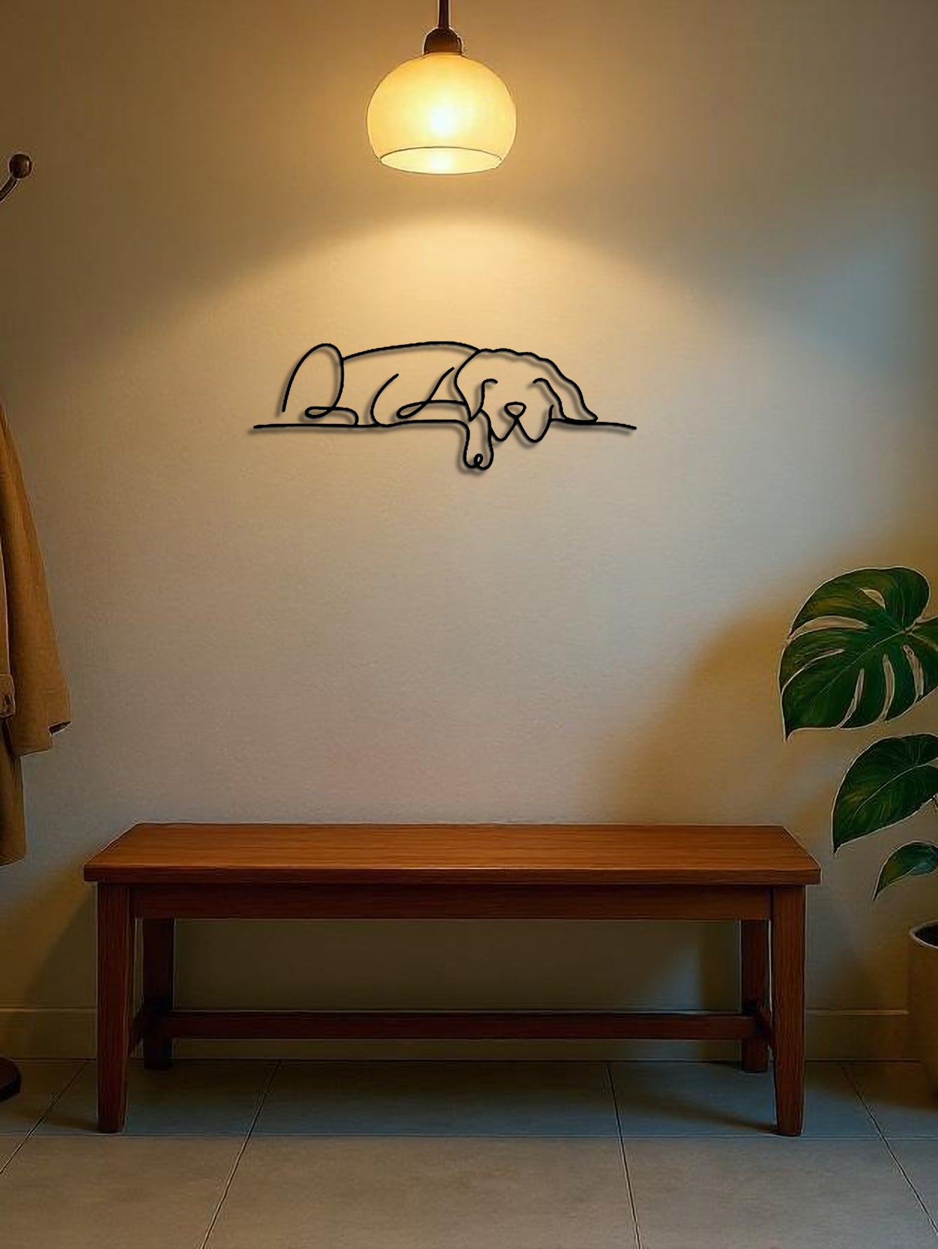 Metal Dog Wall Art