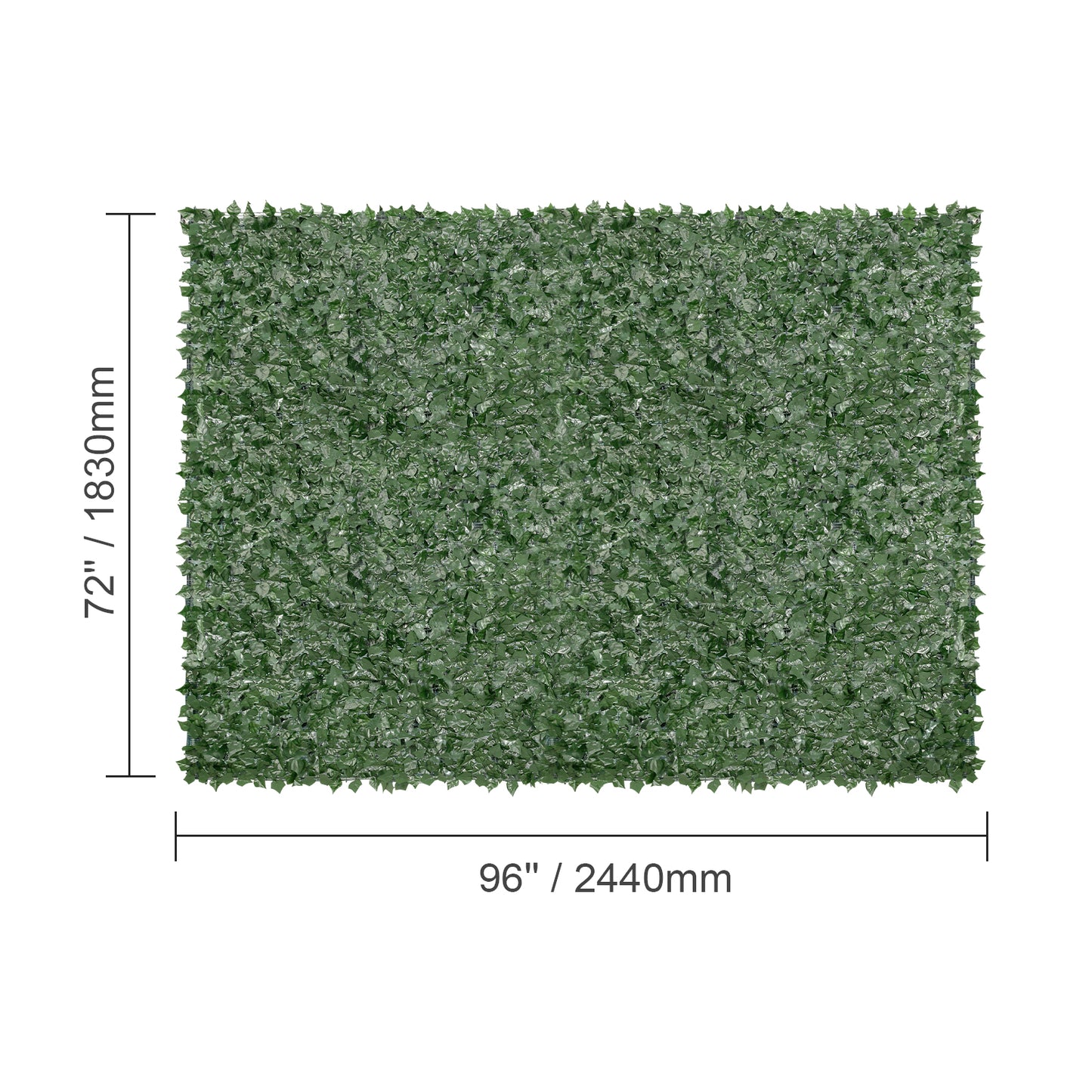VEVOR Ivy Privacy Fence, 96" X 72" Artificial Green Wall Screen