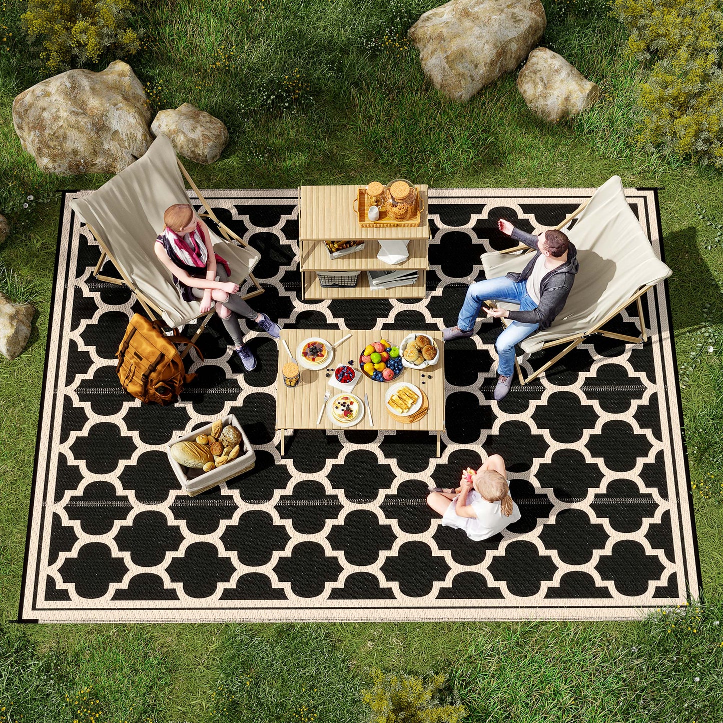 Reversible Polypropylene Outdoor Rug