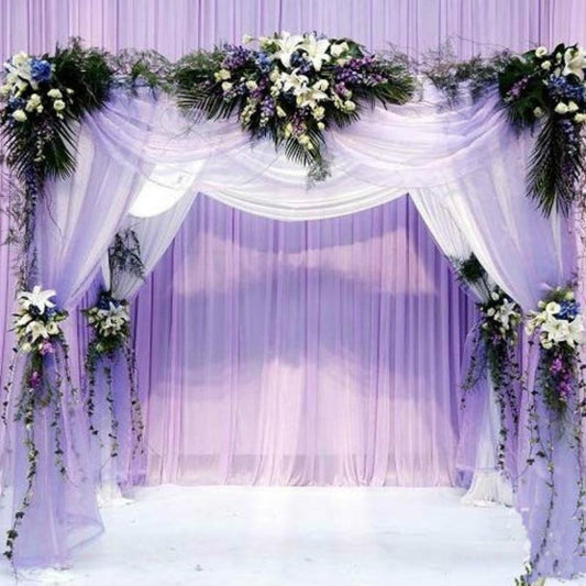 10m Crystal Tulle Decor