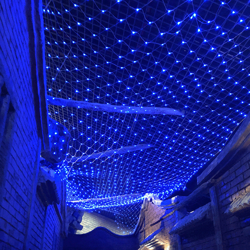 LED solar fishing net light