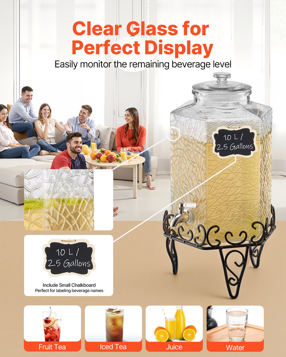 2.5 Gallon Drink Dispenser