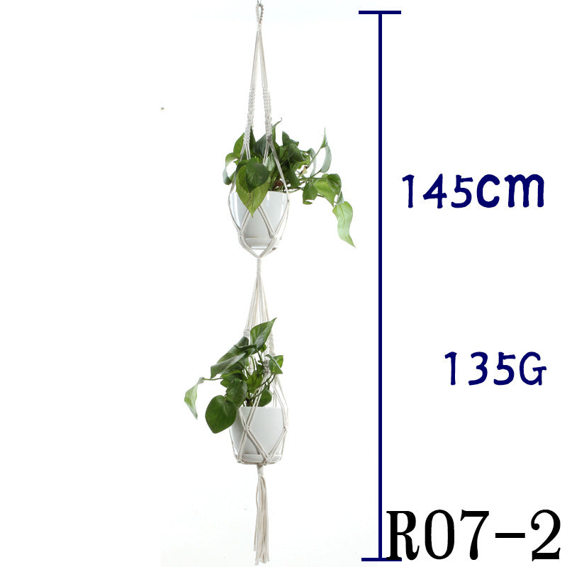 Cotton Rope Indoor Plant Hanger