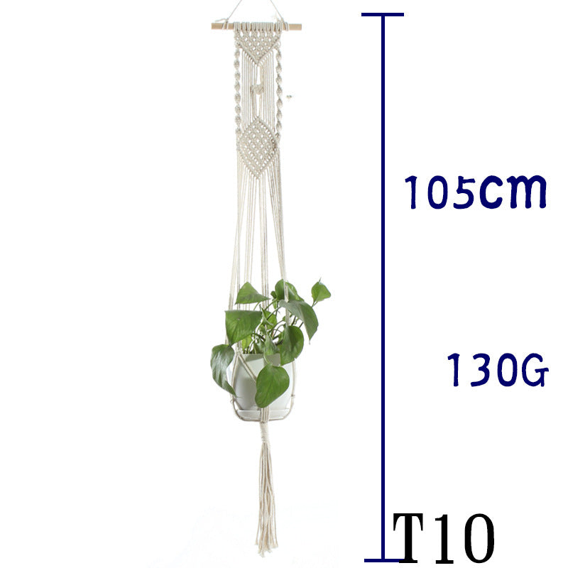 Cotton Rope Indoor Plant Hanger