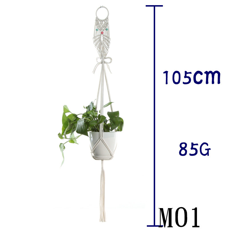 Cotton Rope Indoor Plant Hanger
