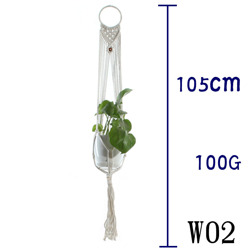 Cotton Rope Indoor Plant Hanger