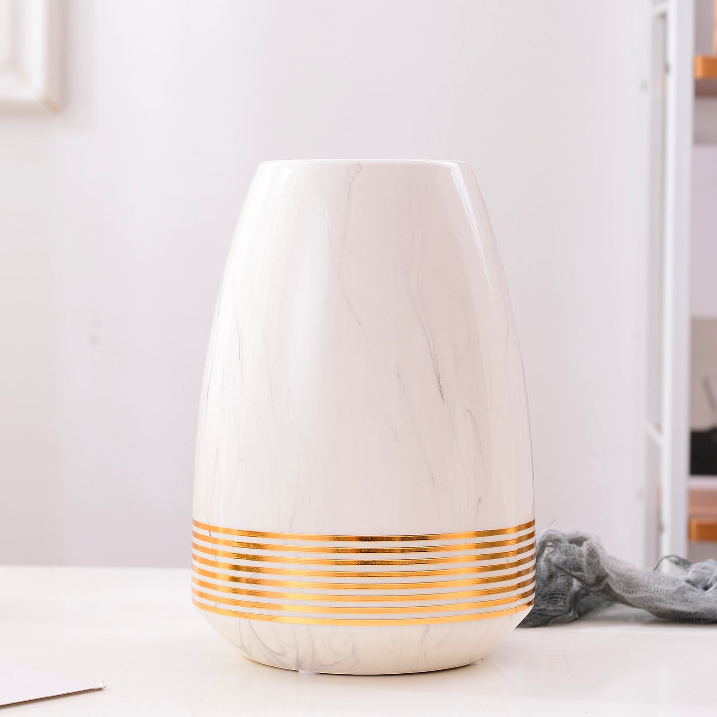Marbled Ceramic Vase
