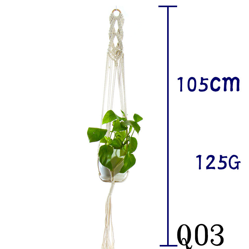 Cotton Rope Indoor Plant Hanger