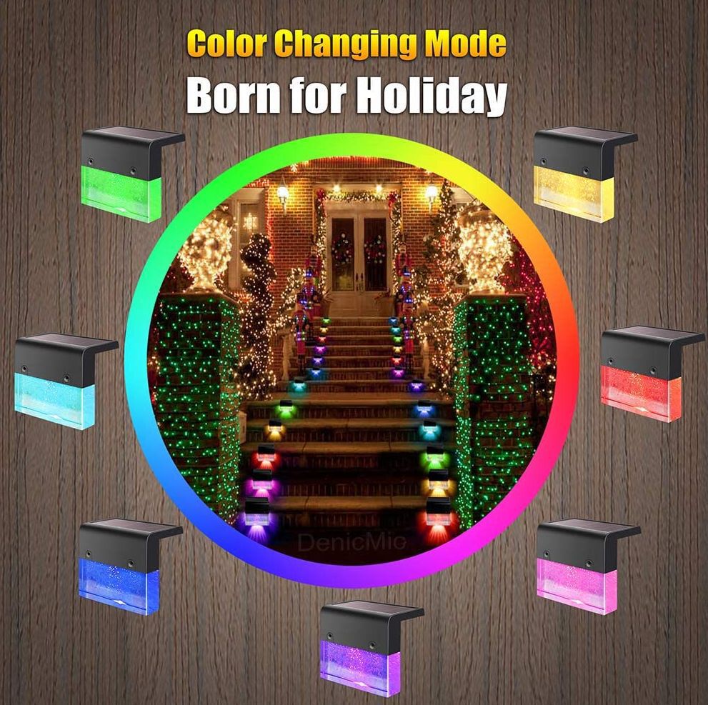 Waterproof RGB LED Solar Lights