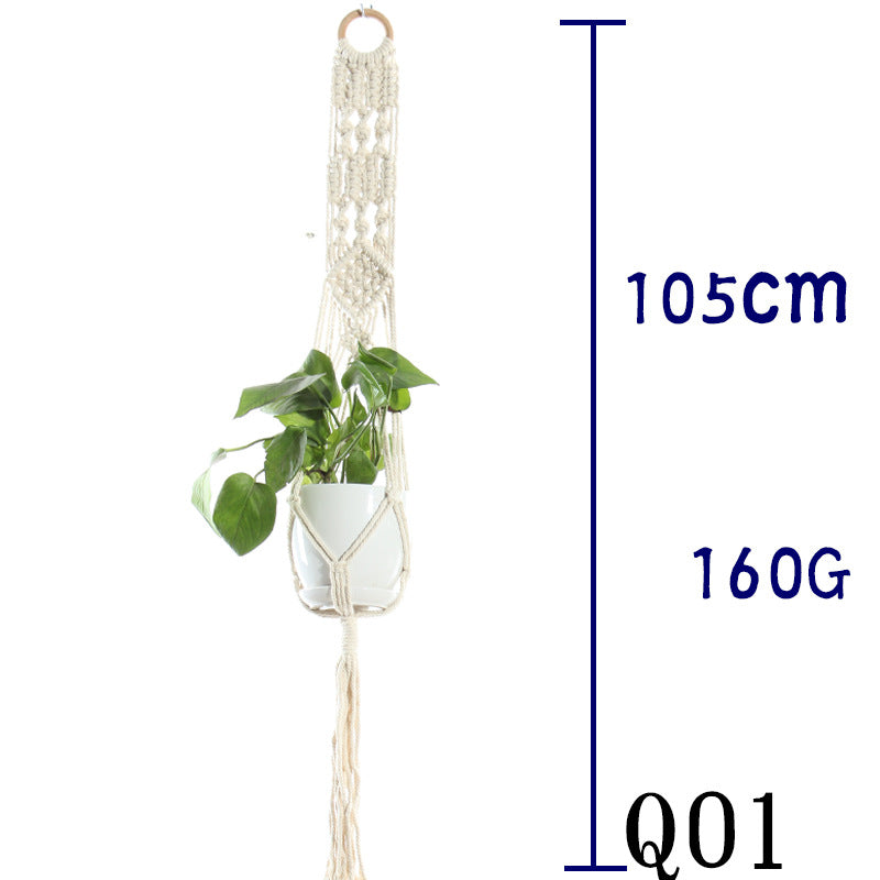 Cotton Rope Indoor Plant Hanger