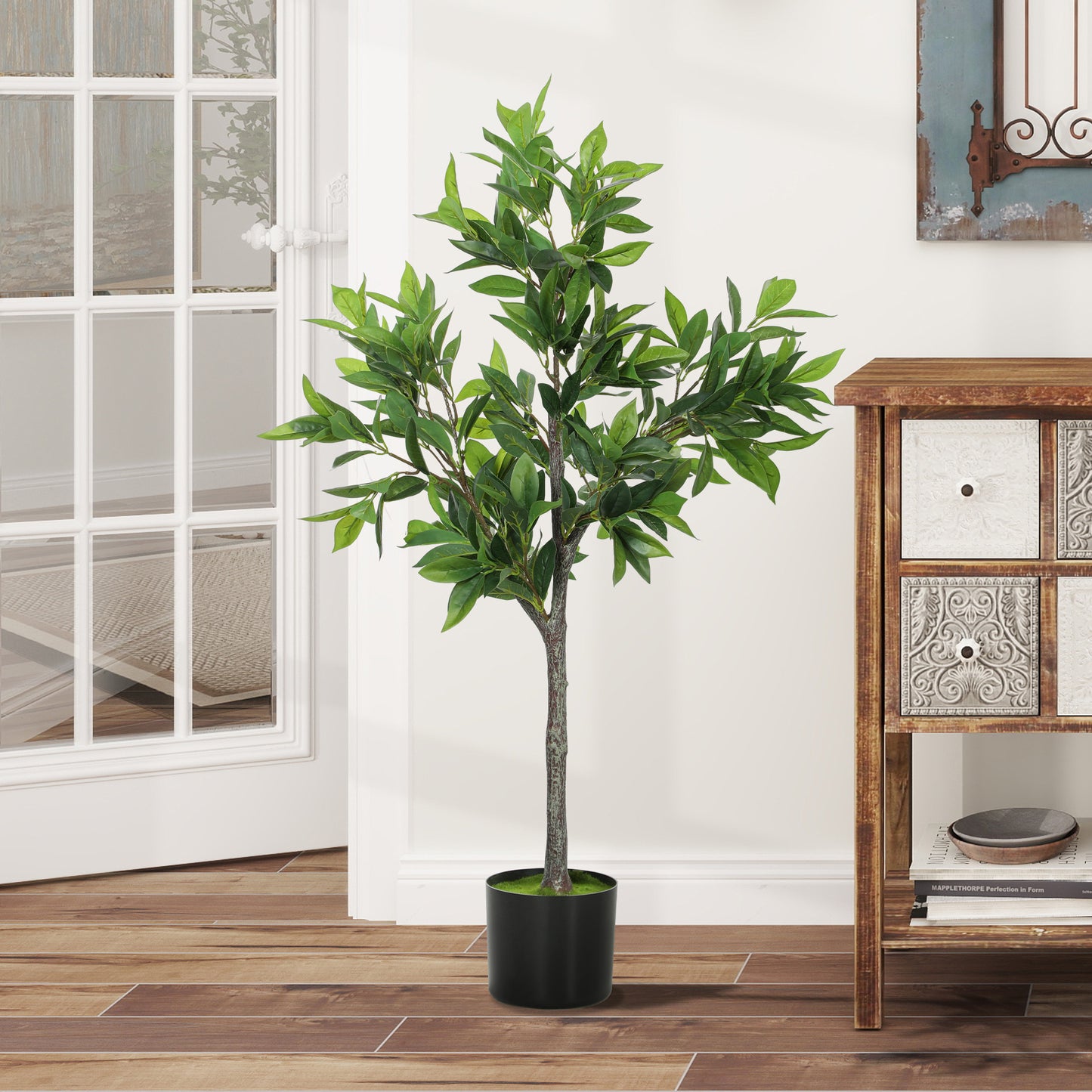 Lifelike Artificial Laurel Tree