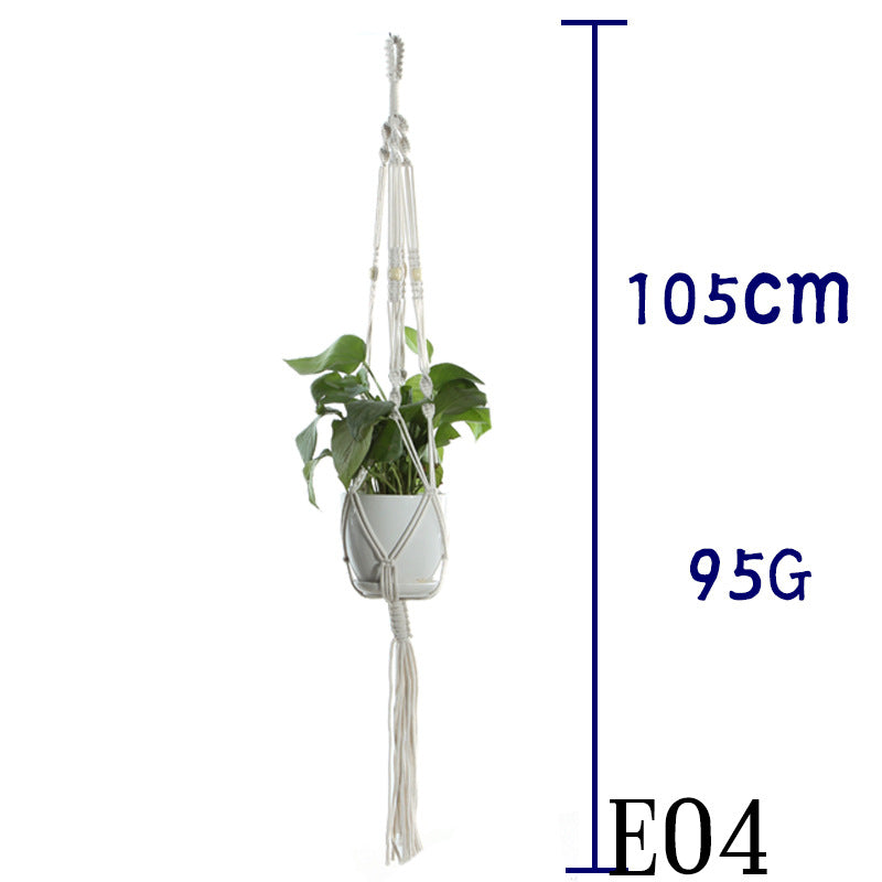 Cotton Rope Indoor Plant Hanger