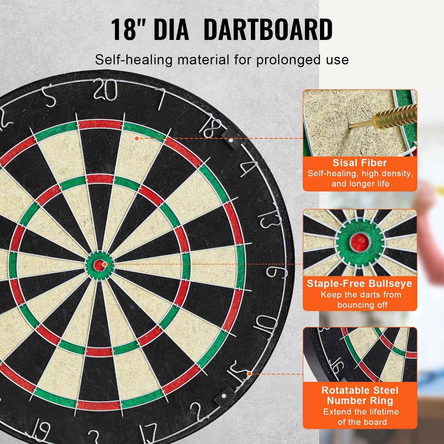 Dartboard And Cabinet Set