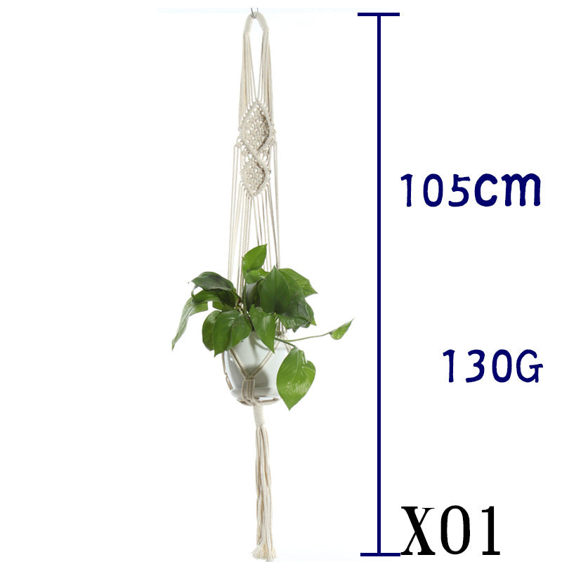 Cotton Rope Indoor Plant Hanger