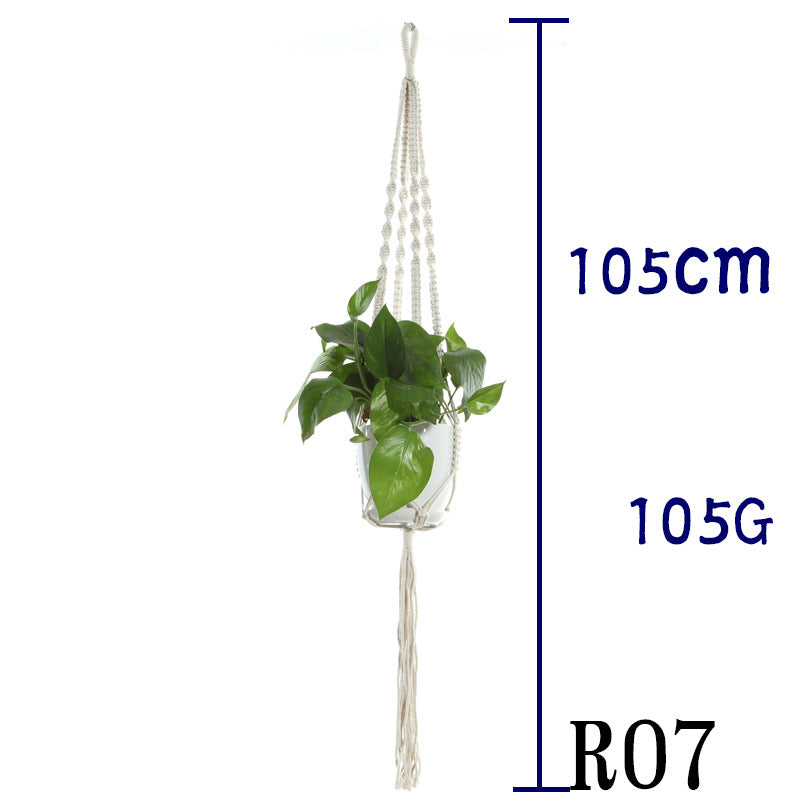 Cotton Rope Indoor Plant Hanger