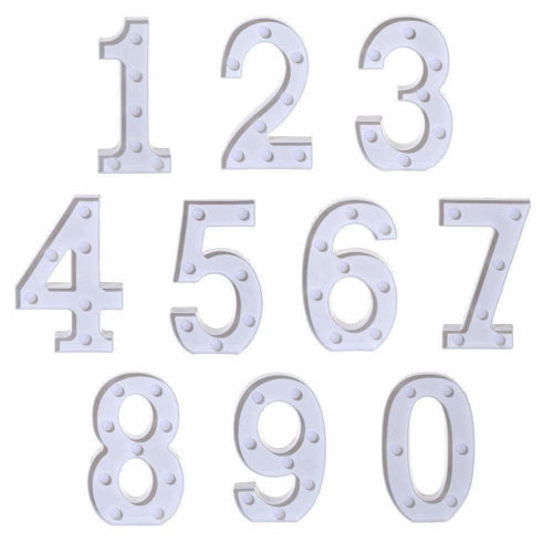 LED Number Light Decoration