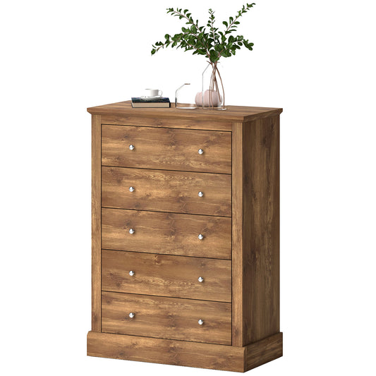 Farmhouse Style Chest of Drawers with 5 Drawers