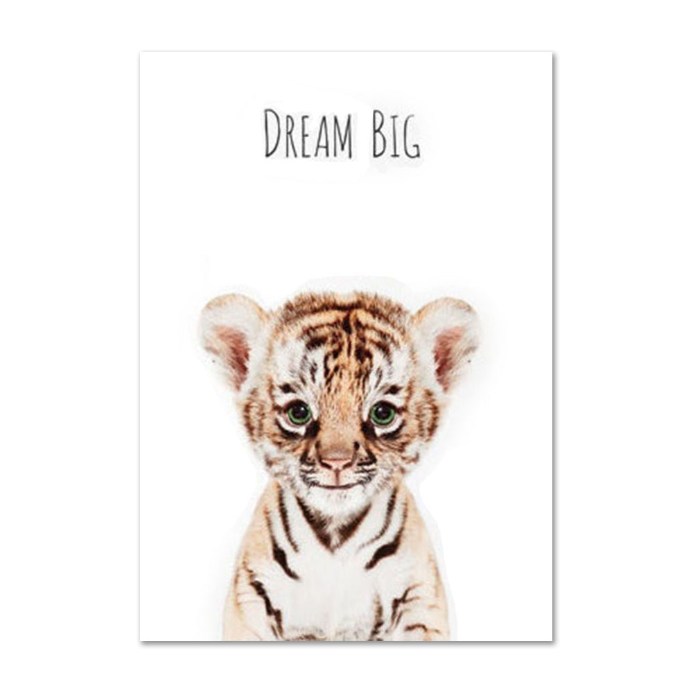 Children's Wall Art, Safari Animals