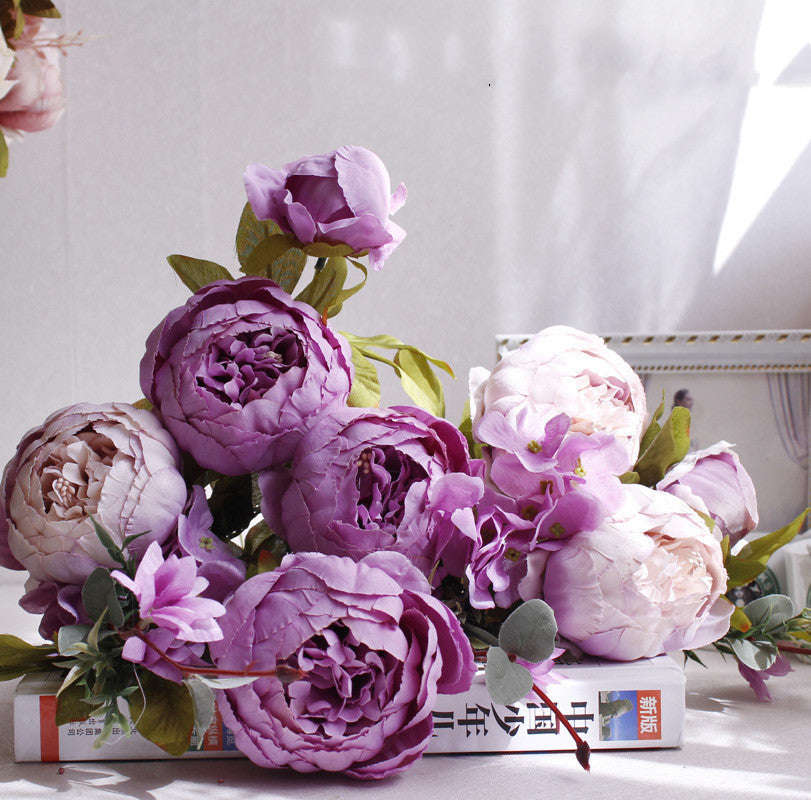 Artificial Peony Flower Bouquet