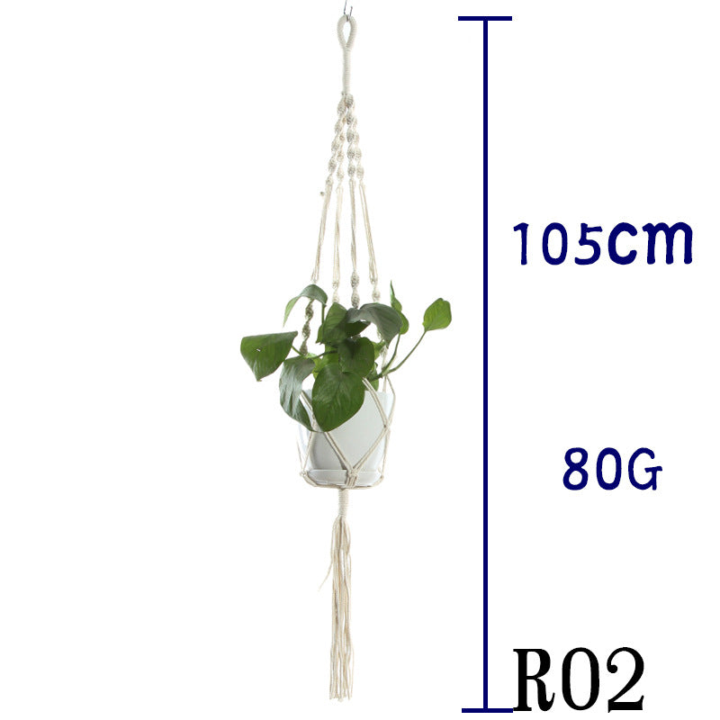 Cotton Rope Indoor Plant Hanger