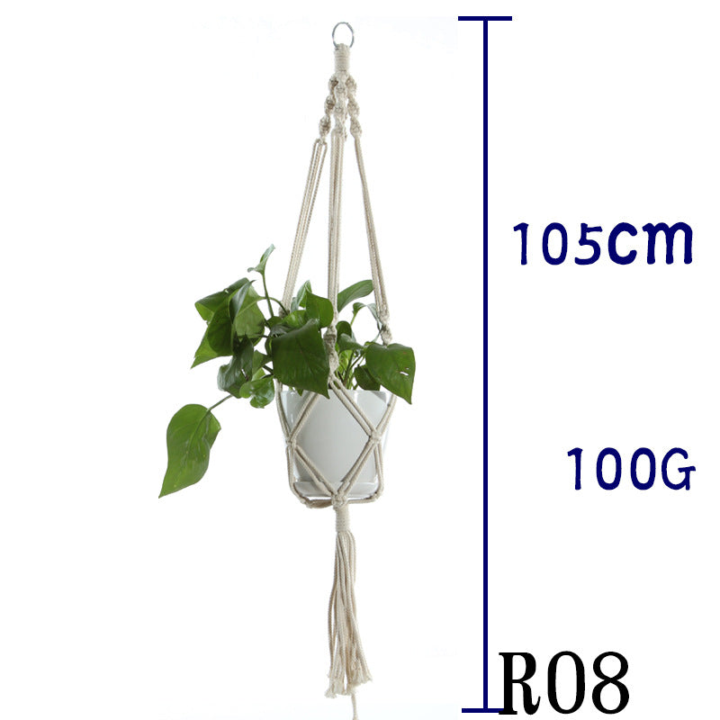 Cotton Rope Indoor Plant Hanger