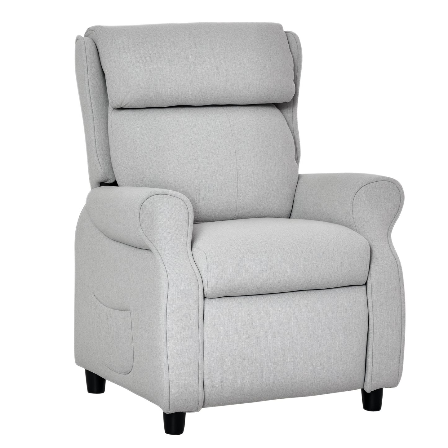Kids Recliner Chair, Light Grey