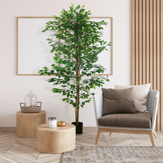 6ft Artificial Ficus with Pot