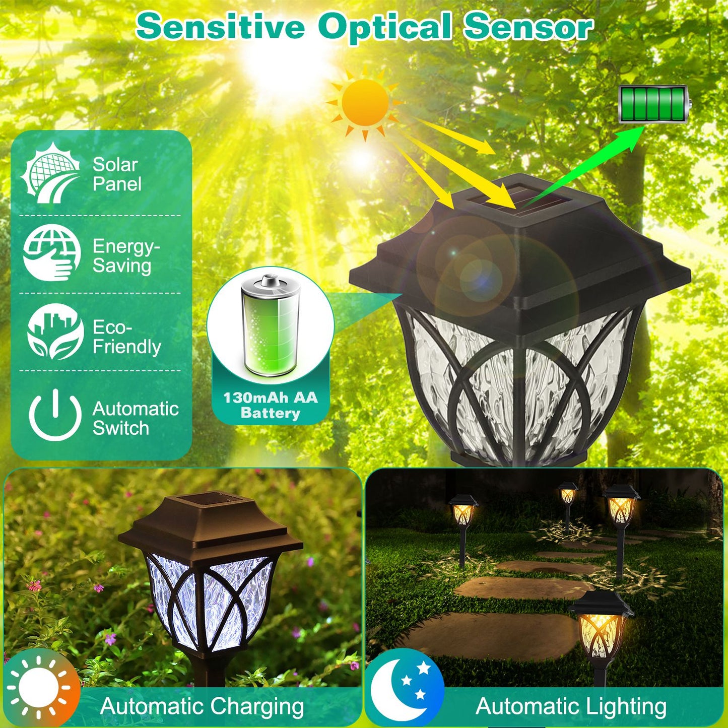 6Pack Solar Powered Lights