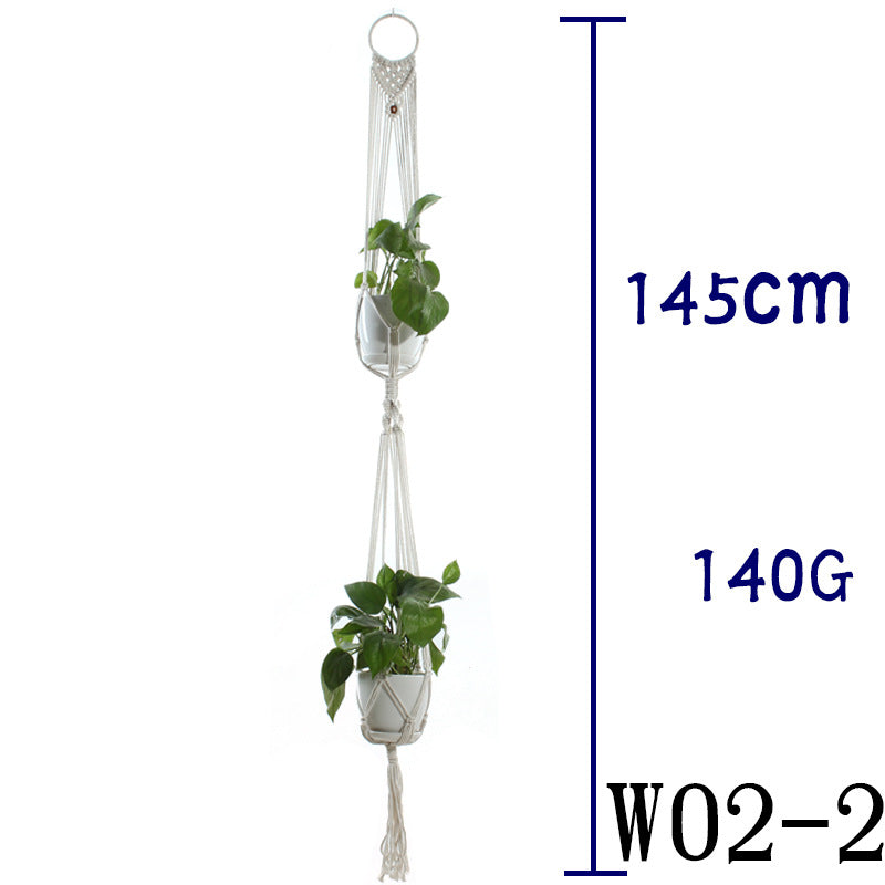 Cotton Rope Indoor Plant Hanger