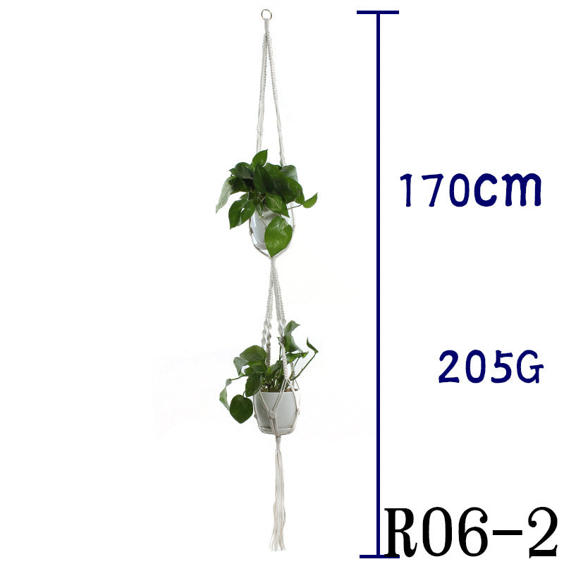 Cotton Rope Indoor Plant Hanger