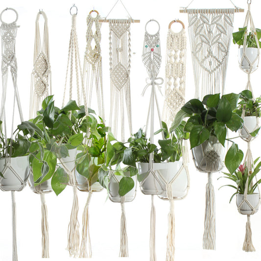 Cotton Rope Indoor Plant Hanger
