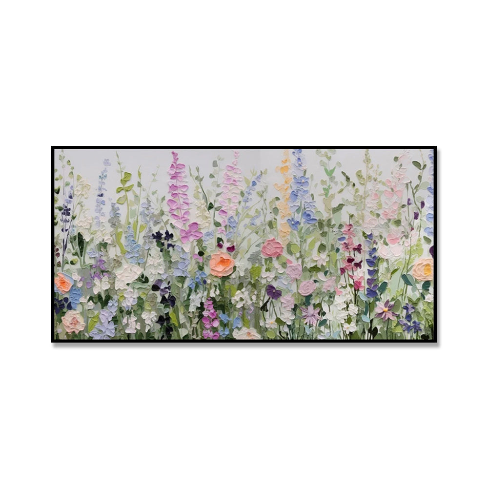 Handmade Flower Oil Painting on Canvas