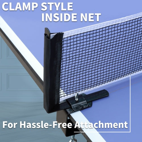9ft Mid-Size Foldable Table Tennis Table