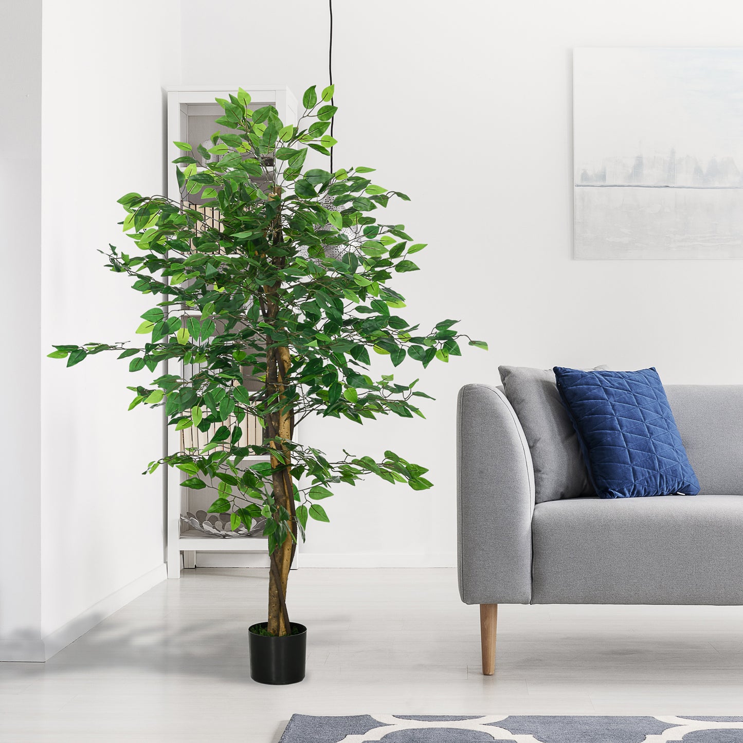 5ft Artificial Ficus with Pot