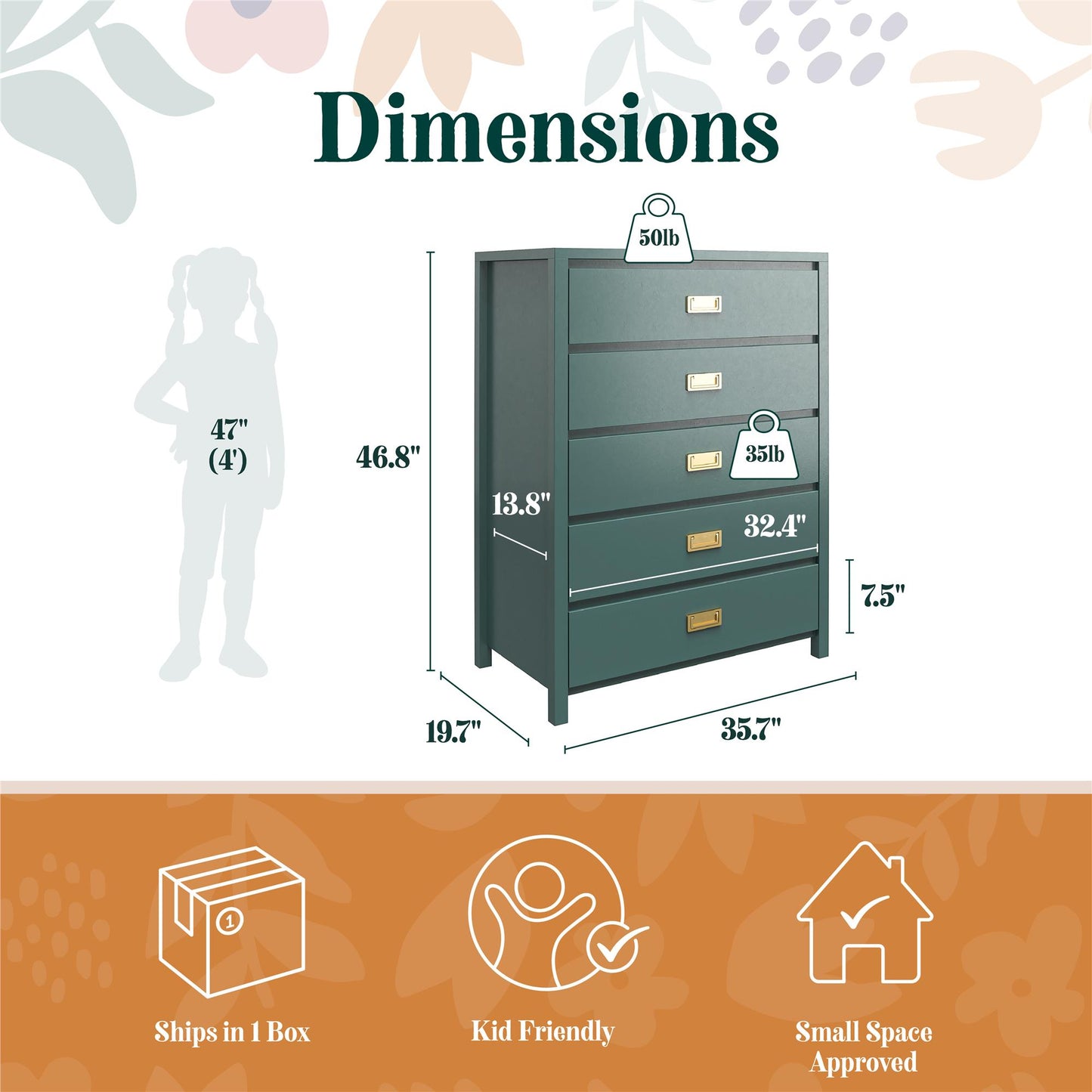 Haven 5-Drawer Dresser