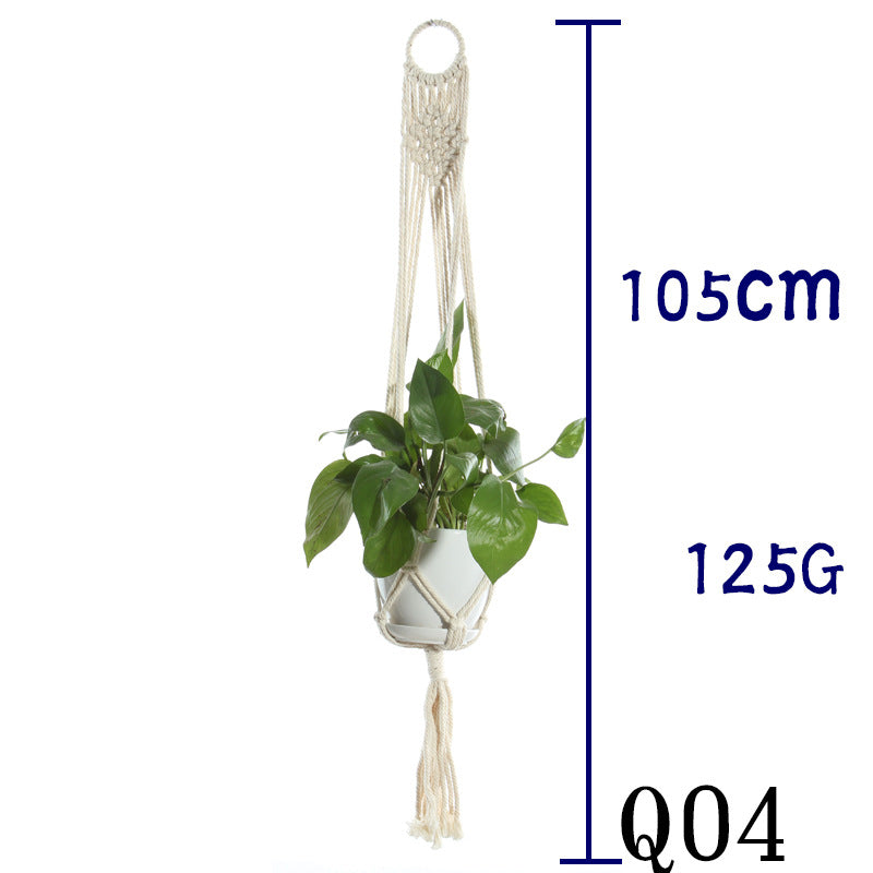 Cotton Rope Indoor Plant Hanger