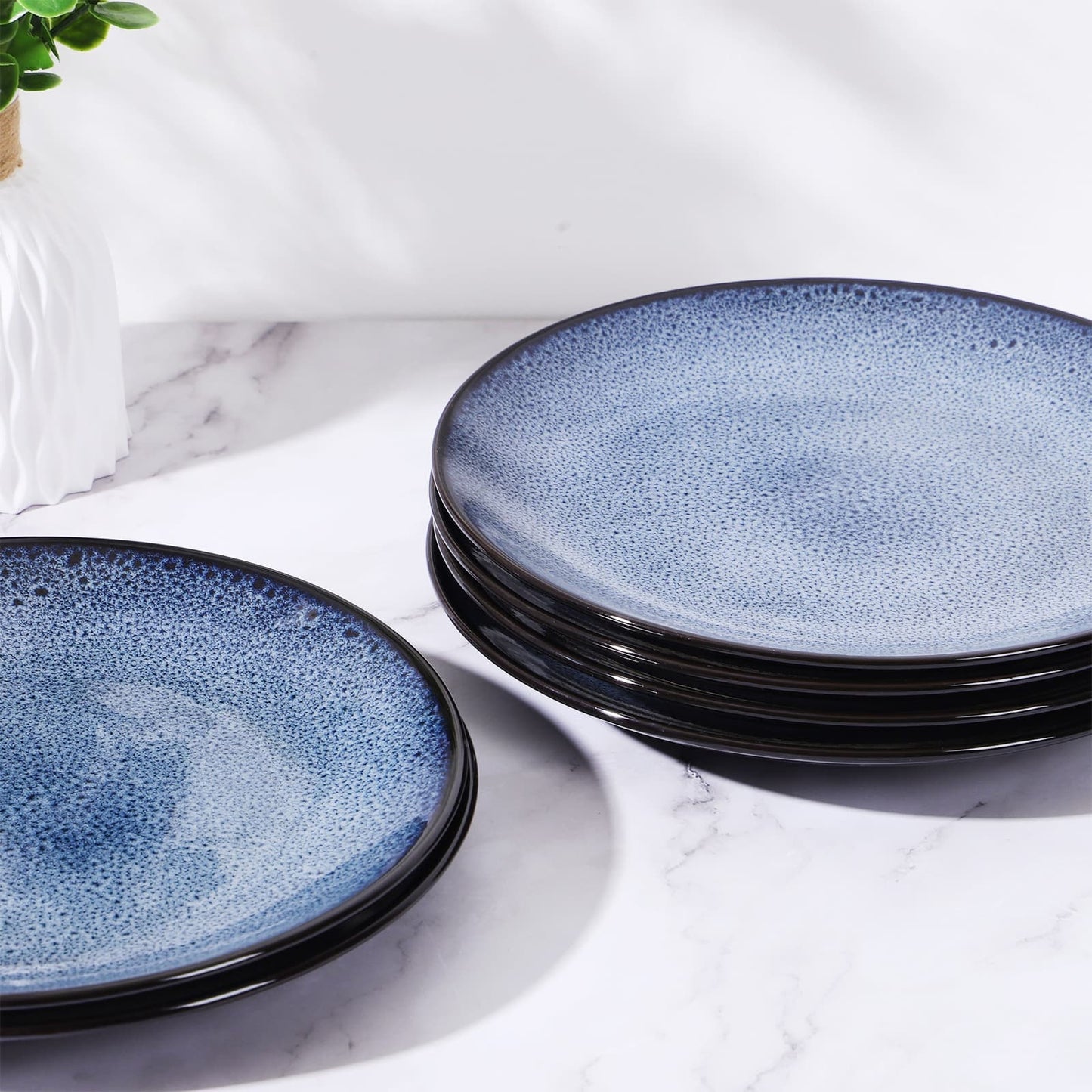 Blue Plate Set Of 6