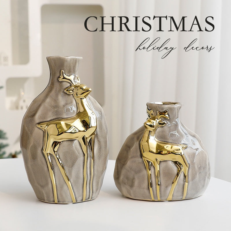 Deer Vase Set