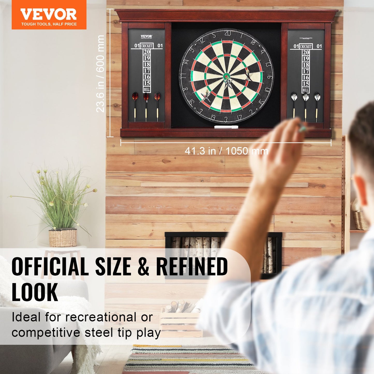 Dartboard And Cabinet Set