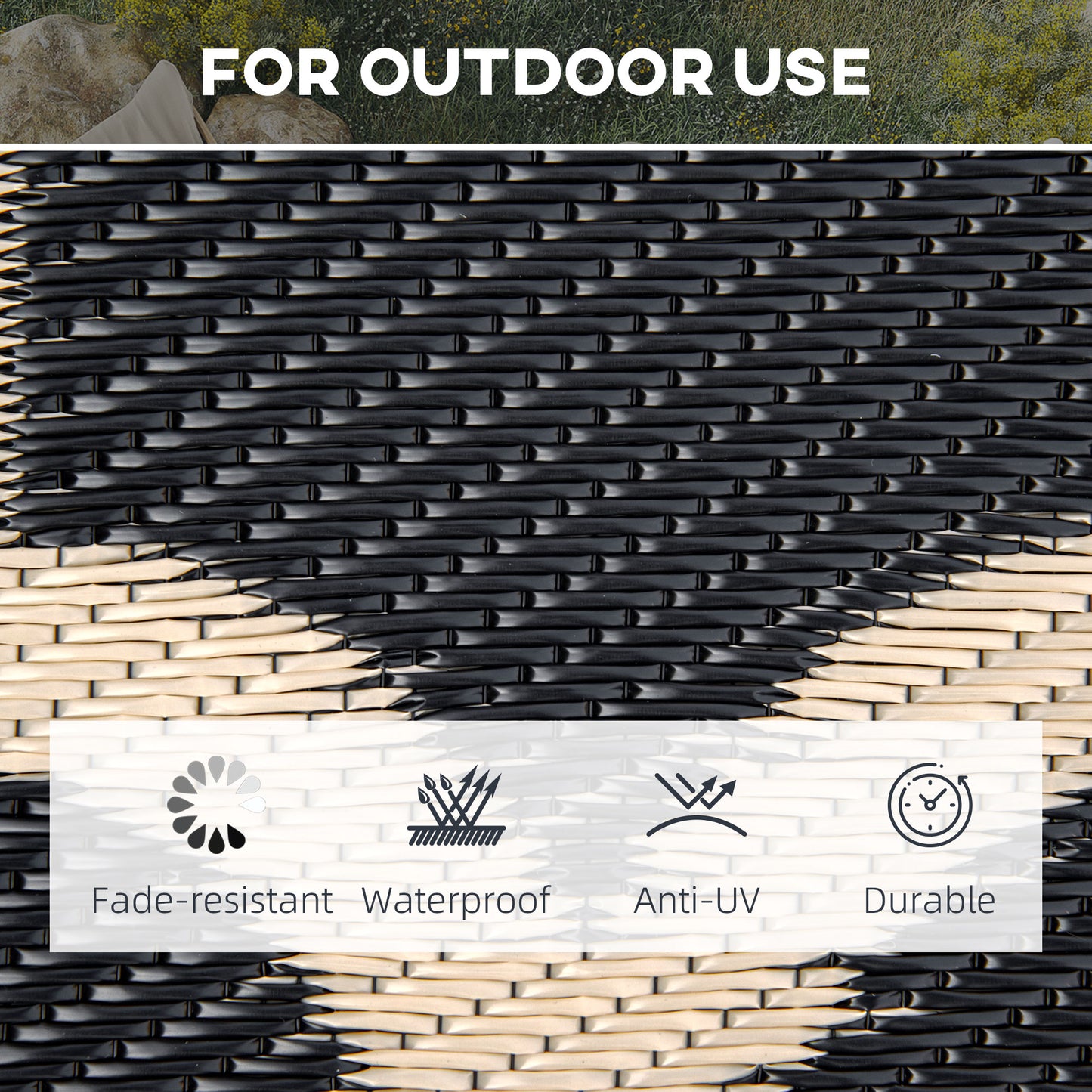 Reversible Polypropylene Outdoor Rug