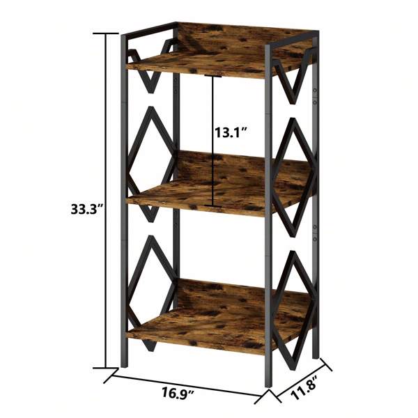 3-tier Bookshelves For Small Spaces