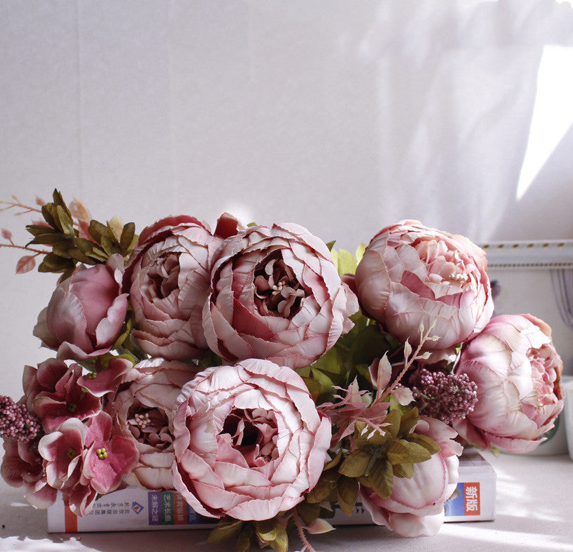 Artificial Peony Flower Bouquet