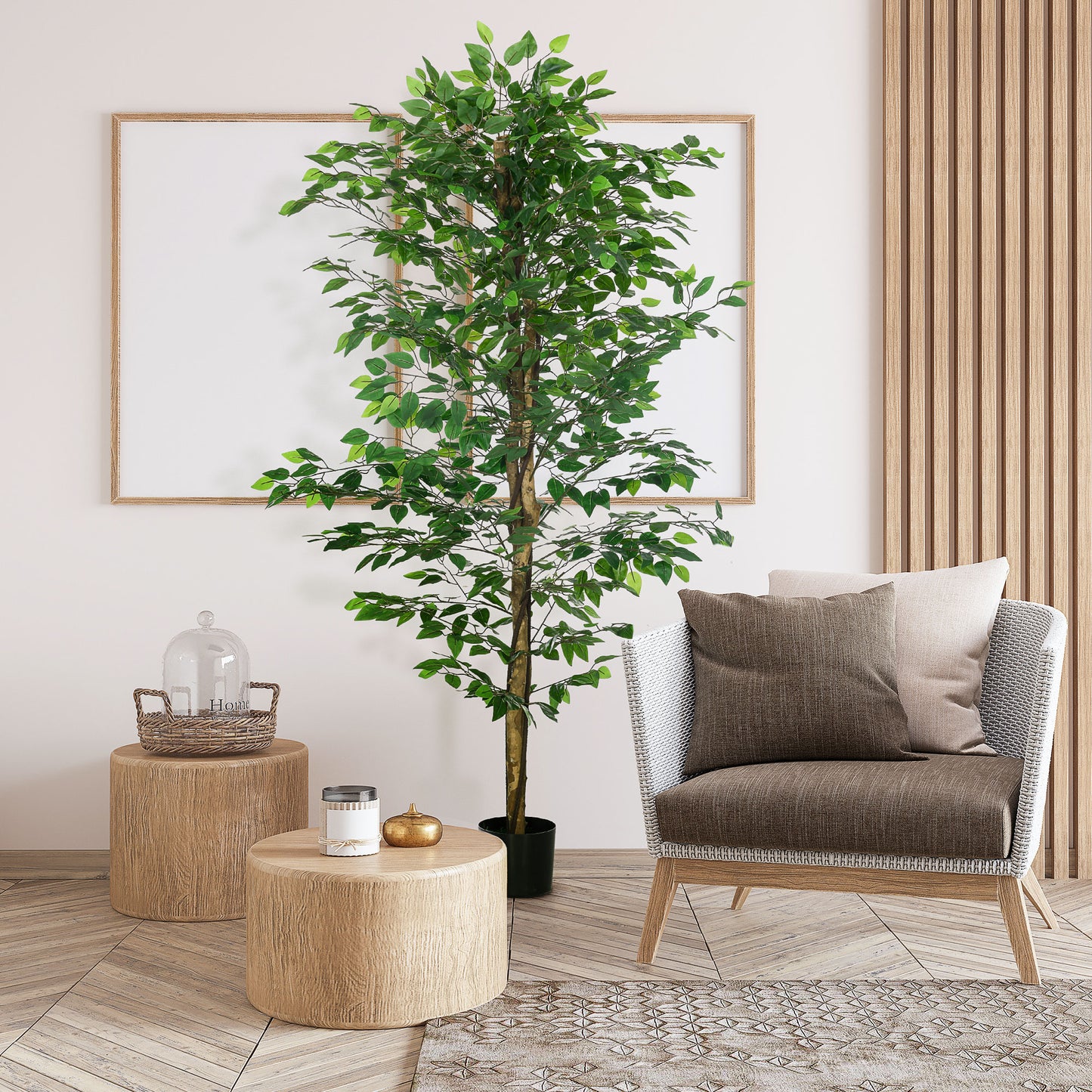 6ft Artificial Ficus with Pot