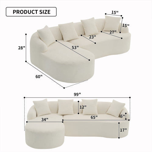 Grey Compression Sofa