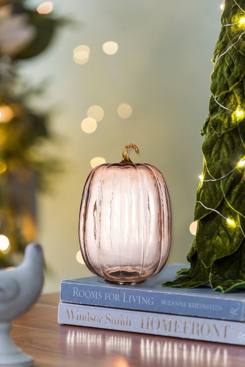 Orange Glass Pumpkin
