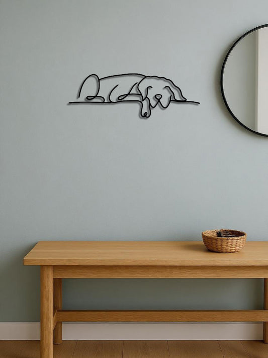 Metal Dog Wall Art