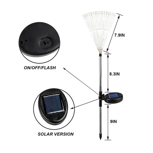 4PCS 120 LED Multi Color Outdoor Firework