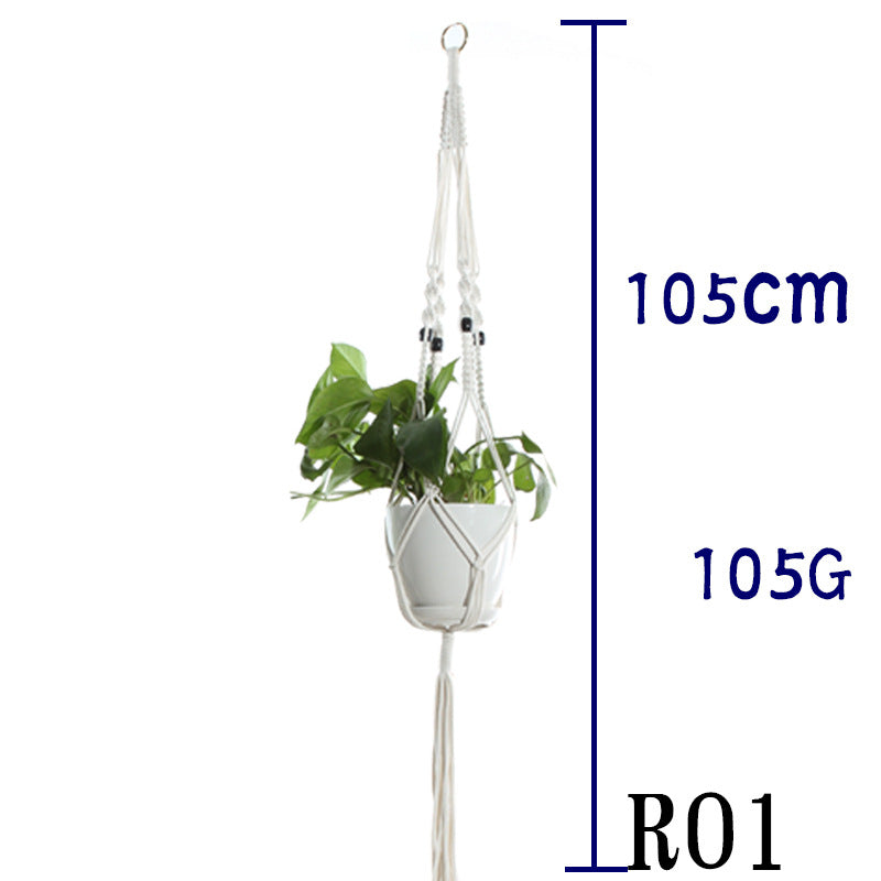 Cotton Rope Indoor Plant Hanger