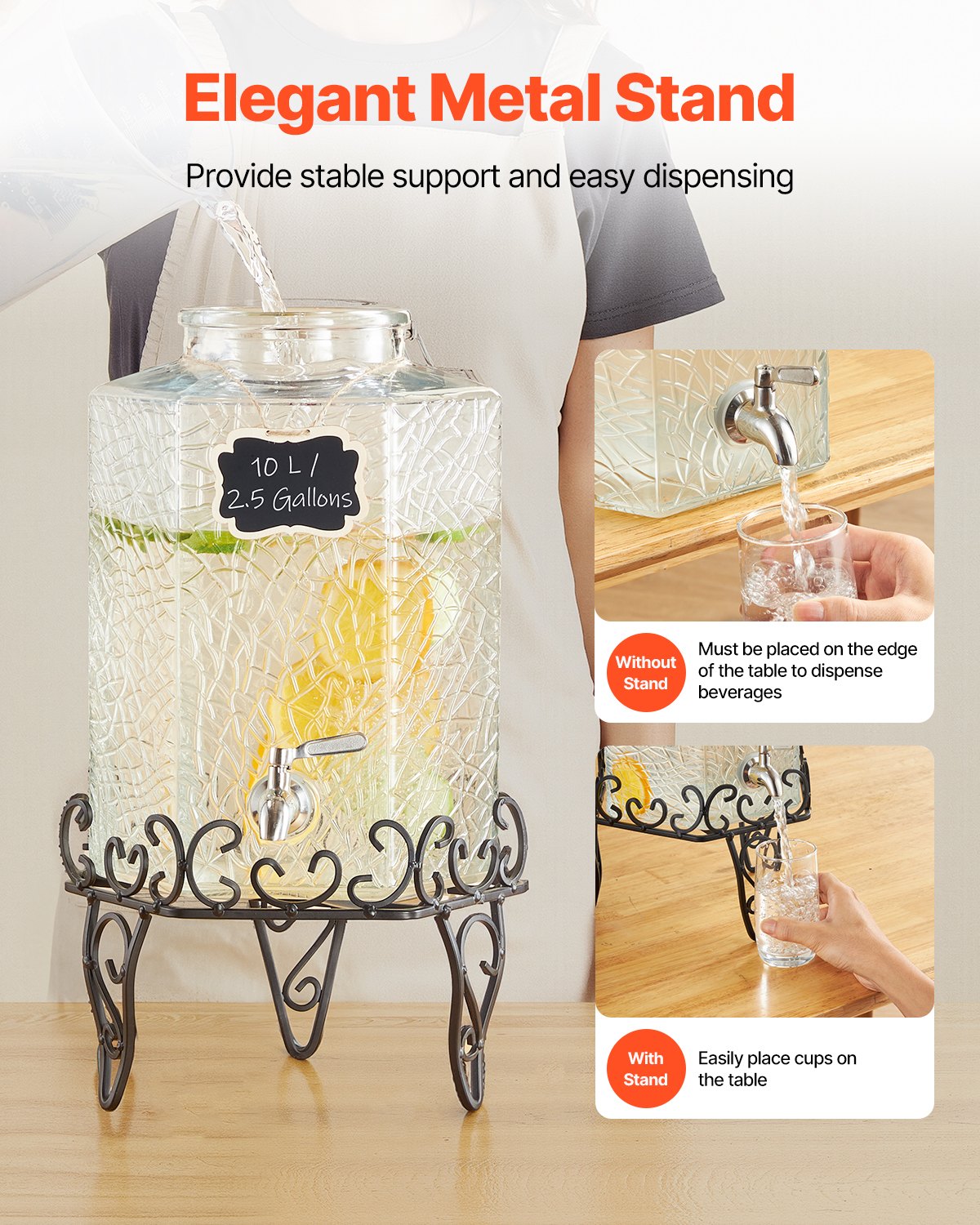 2.5 Gallon Drink Dispenser